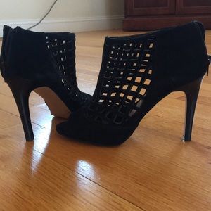 Audrey Brooke peep toe heels